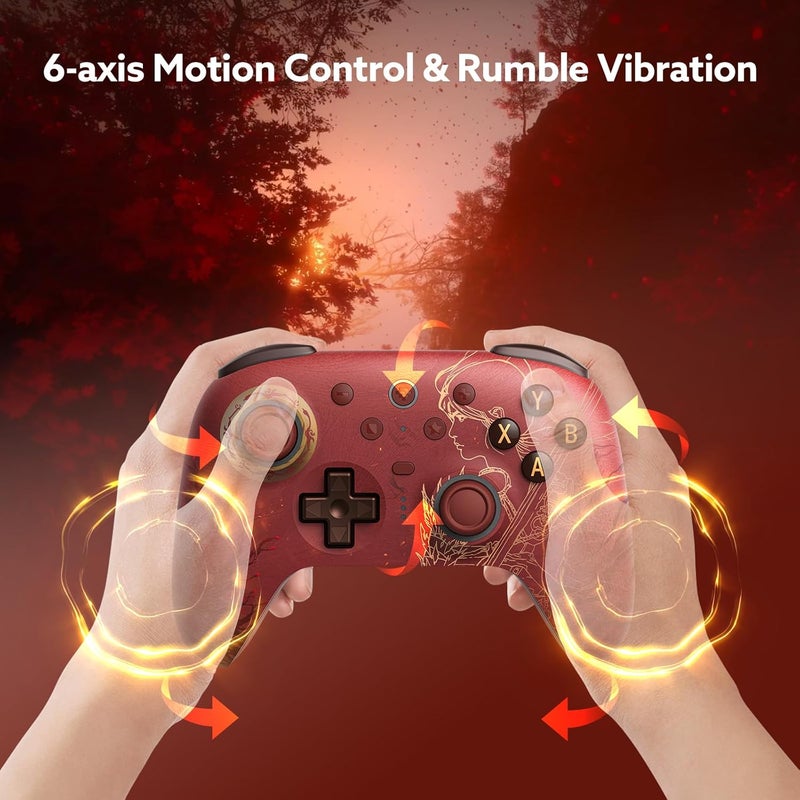8Bitdo وحدة تحكم لاسلكية Ultimate 2 2.4G، أضواء RGB على شكل نجمة، أقفال زناد قابلة للتعديل، جهاز تحكم مع قاعدة شحن لنظام Windows PC وAndroid - WUCHANG: تعاون الريش الساقطة الرسمي - Image 5